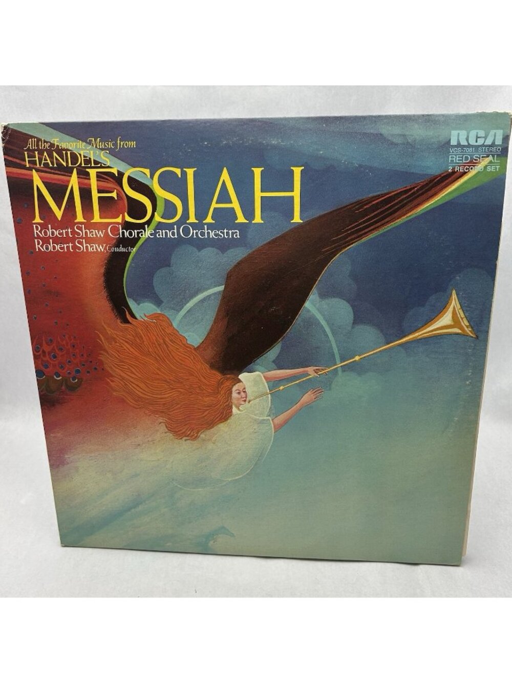HANDEL- MESSIAH- 2 LP- ALL THE FAVORITE MUSIC- ROBERT SHAW CHORALE AND ORCHESTRA